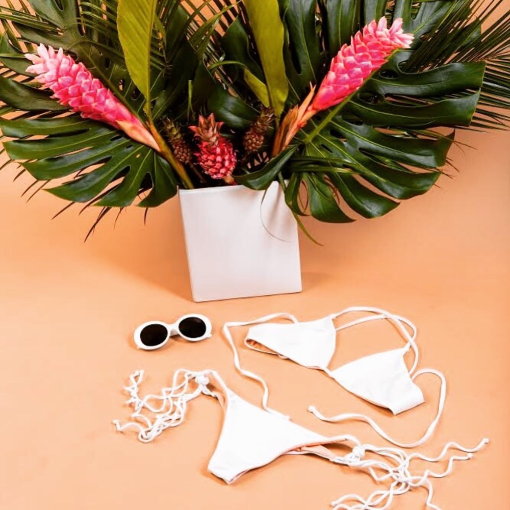 Reversible string bikinis by Olivia Tate Swim